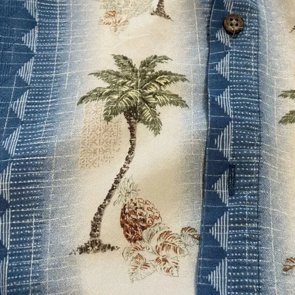 Blue  Palm Print‎ Men's Casual Shirt Size XL
Resort , Caribbean or Tropical Wear - Picture 7 of 9